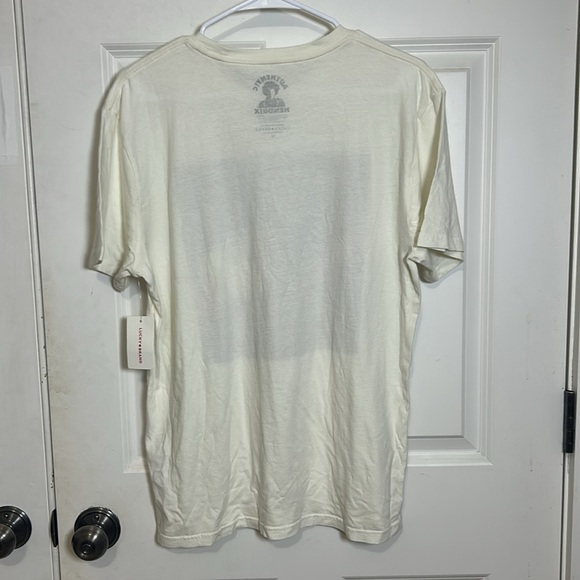 Lucky Brand Authentic Jimi Hendrix Graphic Tee shirt size medium cream crew neck - Picture 4 of 5